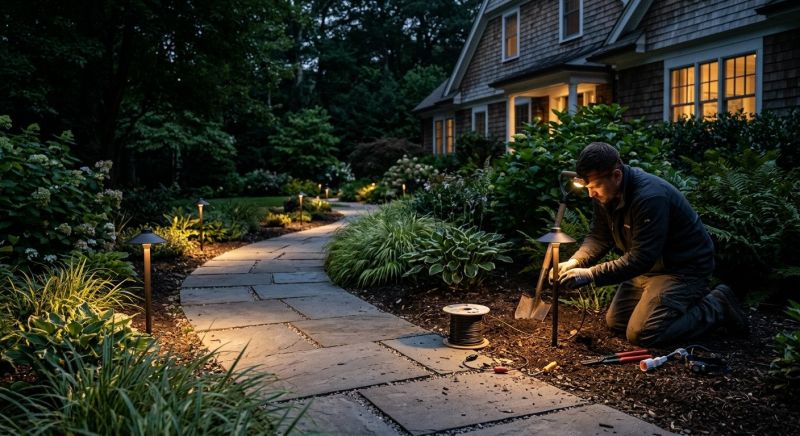 Step Lighting Installation in Overland Park, KS
