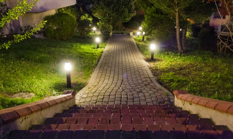 Walkway Lighting Installation in Overland Park, KS